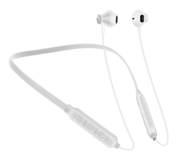 Neckband Bluetooth Wireless Stereo EARBUDS for Gym Running Workout (Black)
